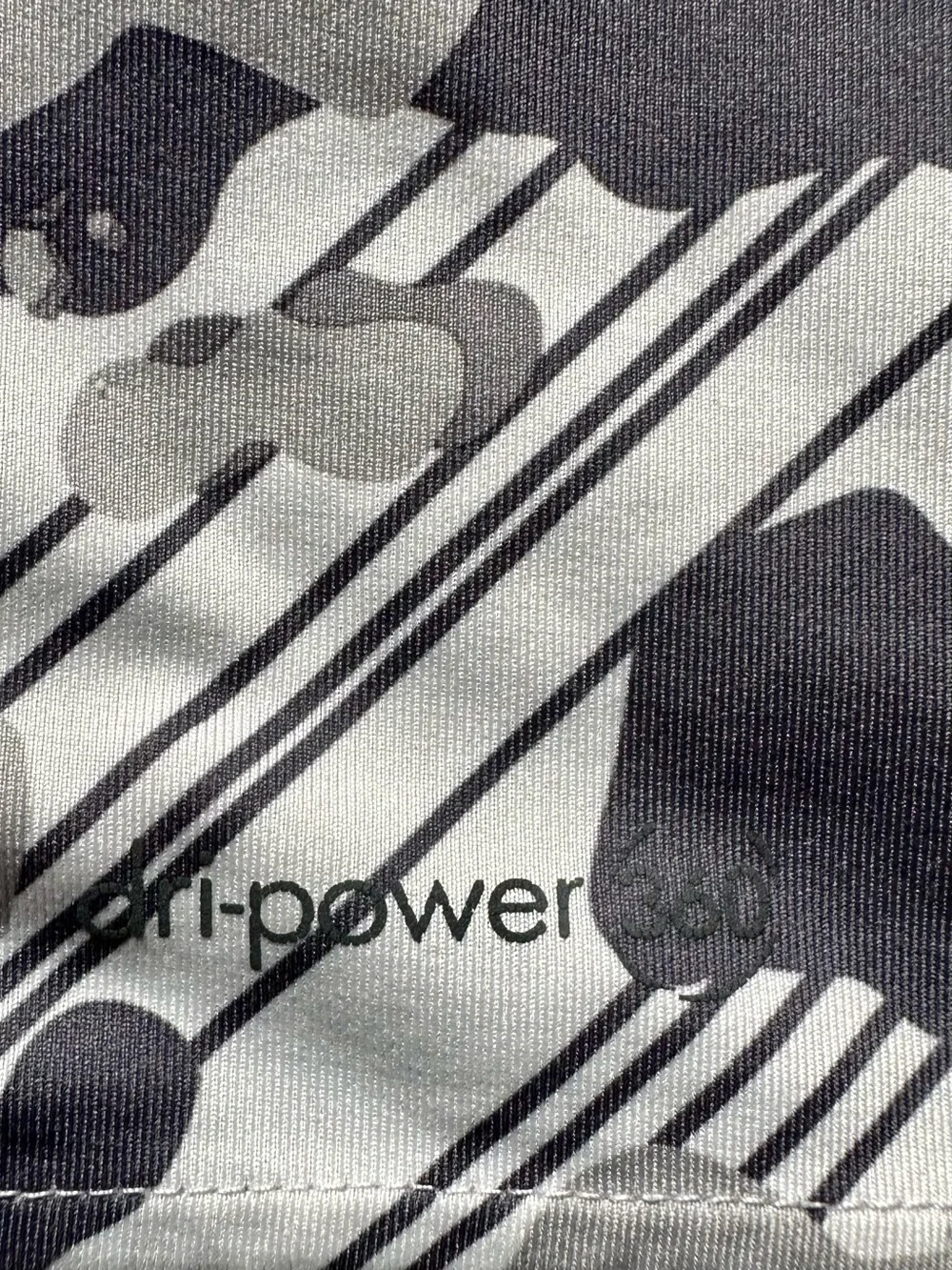 Boy’s Russell Dri-Power Tee; Gray/White; Size XL (14/16)
